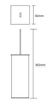 Soho Toilet Brush Chrome